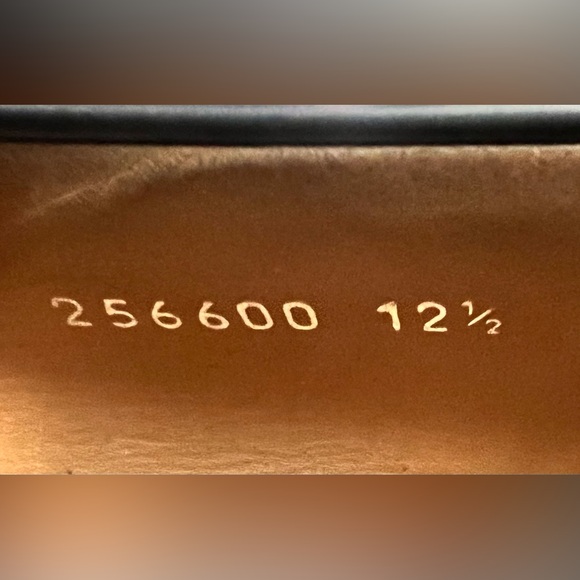 GUCCI Interlocking G Calf Skin Leather Slip-On Loafer 12.5 - Picture 6 of 8